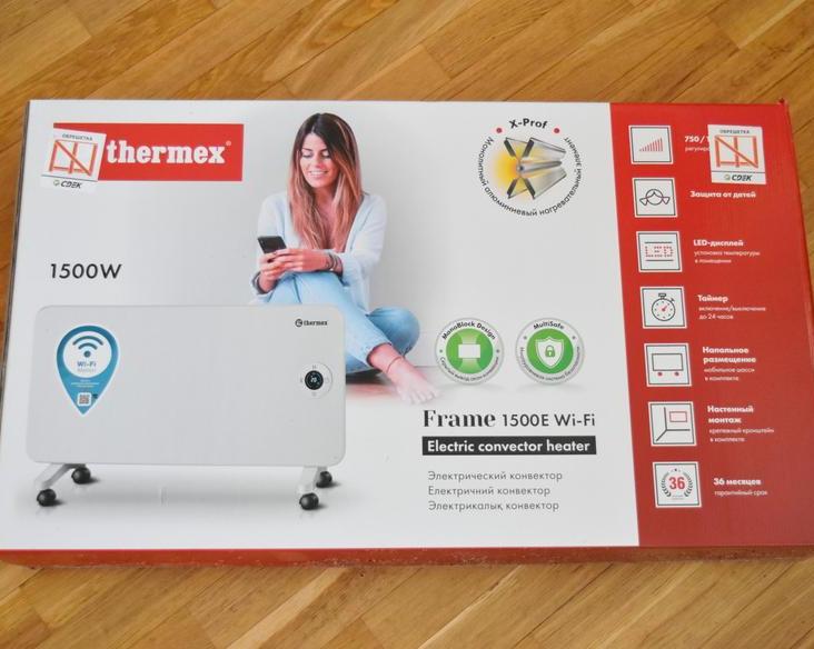 Электрический конвектор Thermex Frame 1500E Wi